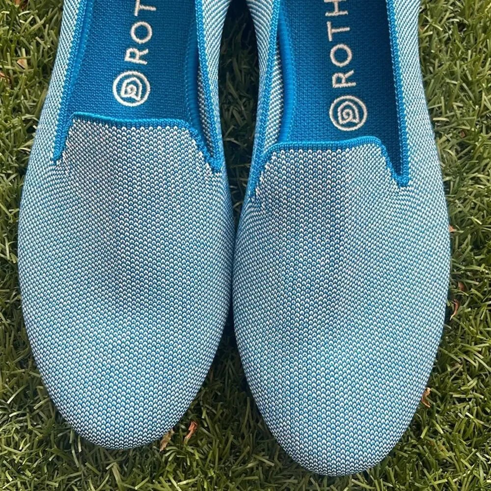 Rothy’s the loafer indigo cloud size 10 woman flat shoes - Picture 3 of 9